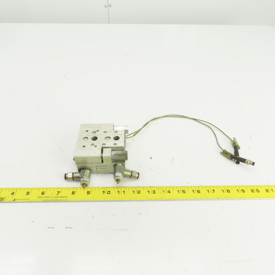Festo SLT-20-20-P-A Pneumatic Actuator Mini Air Sled/Slide 20mm Stroke