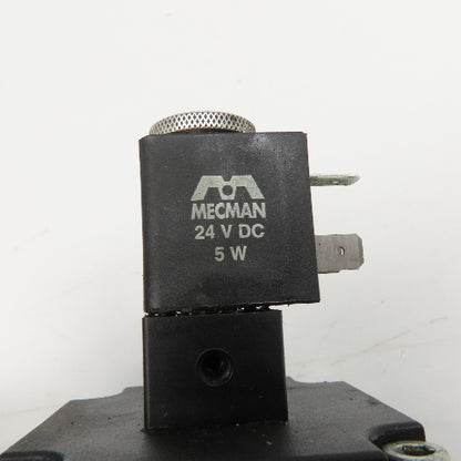 Mecman 915-331-042-1 3/8" NPT Compressed Air Filter Regulator Solenoid 24VDC