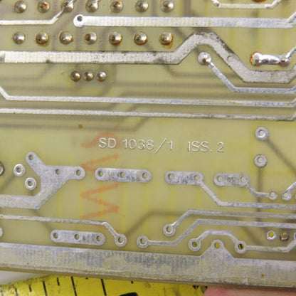 SD 1038/1 ISS 2 Circuit Board W/Schoff 69001-821