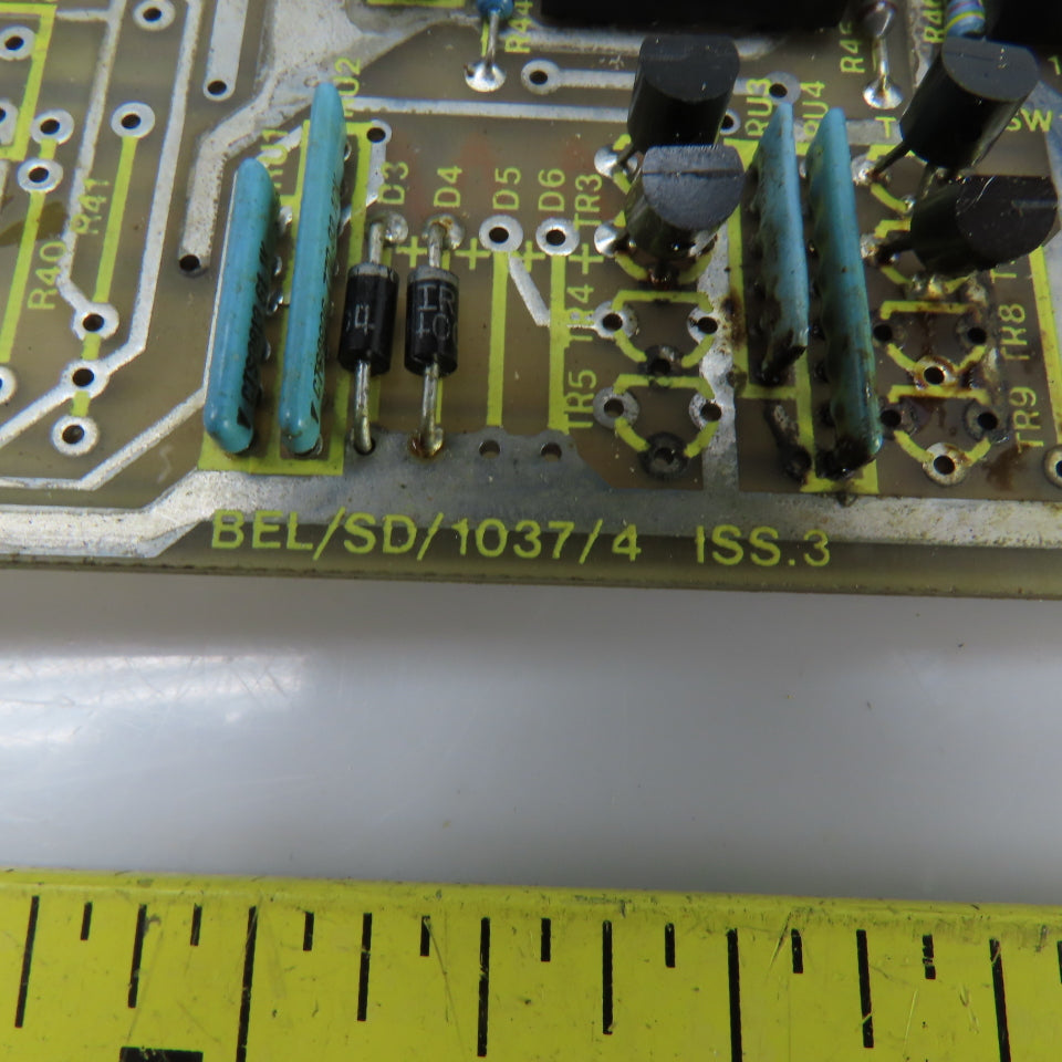 BEL/SD 1037/4 ISS 3 Circuit Board W/Schoff 69001-821 Lot Of 3