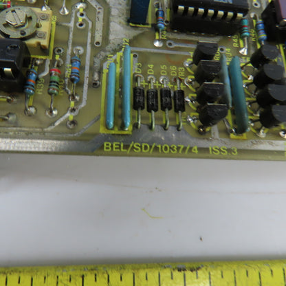 BEL/SD 1037/4 ISS 3 Circuit Board W/Schoff 69001-821 Lot Of 3