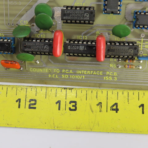 BEL/SD 1010/1 Counter To PCA Interface PCB W/Schoff 69001-821