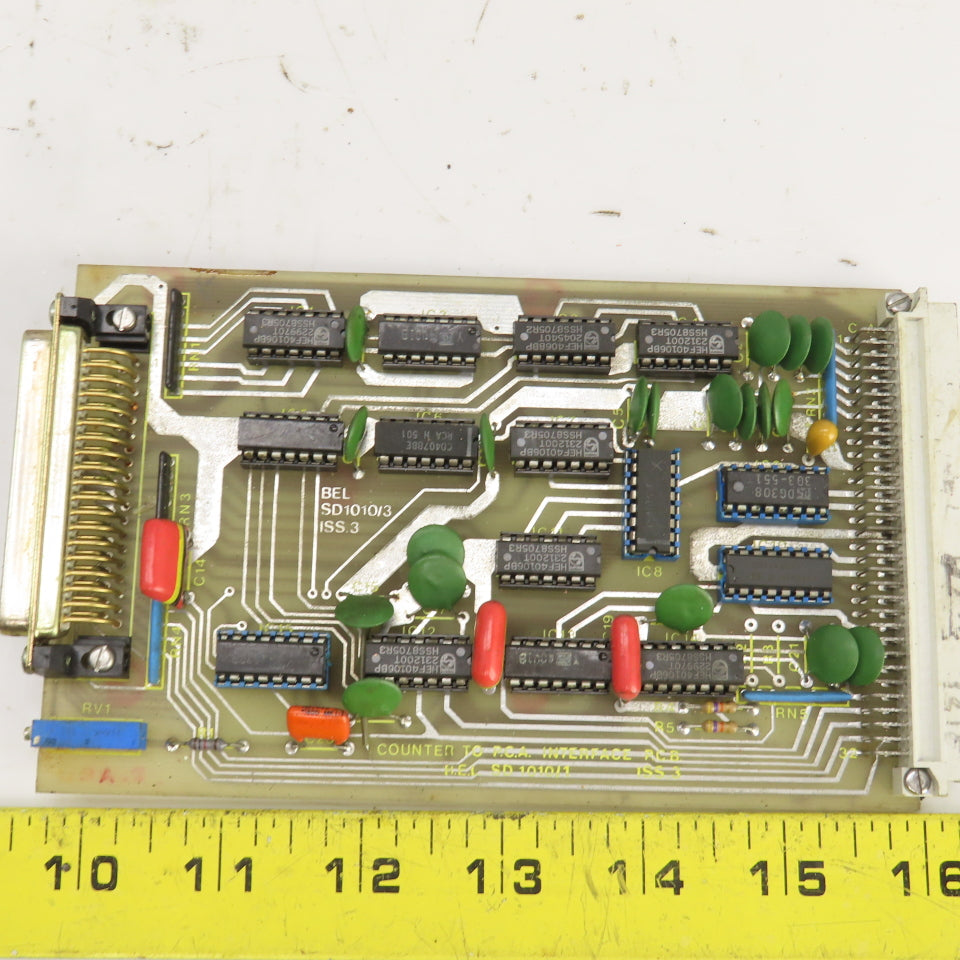BEL/SD 1010/1 Counter To PCA Interface PCB W/Schoff 69001-821