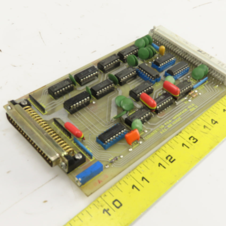 BEL/SD 1010/1 Counter To PCA Interface PCB W/Schoff 69001-821