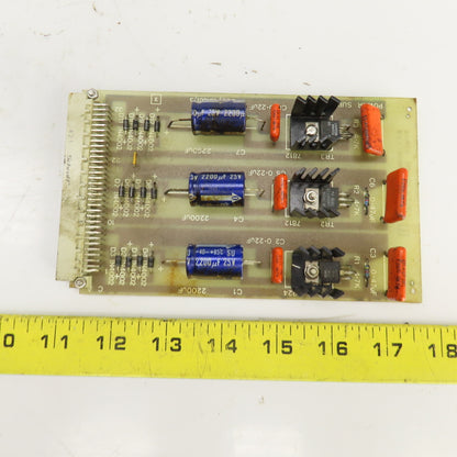 BEL/SD 1001/3 Power Supply PCB Circuit Board W/Schoff 69001-821