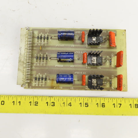 BEL/SD 1001/3 Power Supply PCB Circuit Board W/Schoff 69001-821
