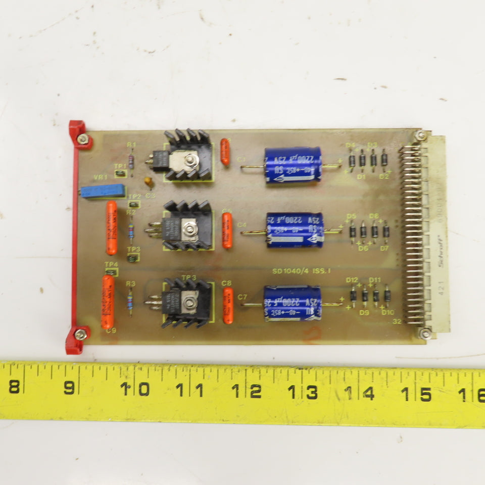 BEL/SD 1040/1 ISS 2 PCB Circuit Board W/Schoff 69001-821