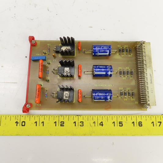 BEL/SD 1040/1 ISS 2 PCB Circuit Board W/Schoff 69001-821