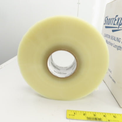 ShorrExpress 15120011 Carton Sealing Tape 72mm x 914m 1000YRD Clear 4 Rolls/Case