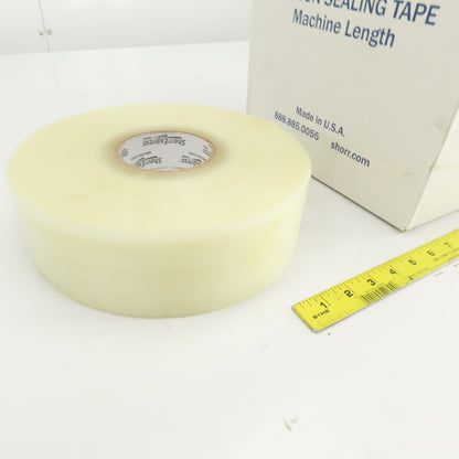 ShorrExpress 15120011 Carton Sealing Tape 72mm x 914m 1000YRD Clear 4 Rolls/Case