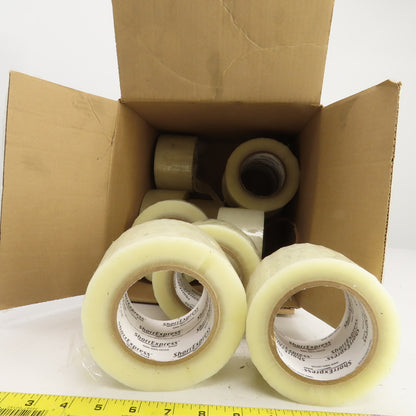 ShorrExpress 15120011 Carton Sealing Tape 72mm Clear Mixed Lot/11 Partial Rolls
