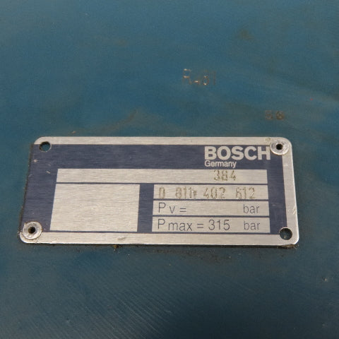 Bosch 0811402612 350 Bar Hydraulic Pilot Operated Proportional Control Valve