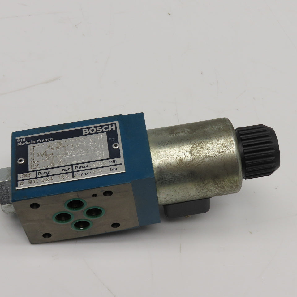 Bosch 0811024124 Hydraulic Directional Valve 24VDC 4/2 Way
