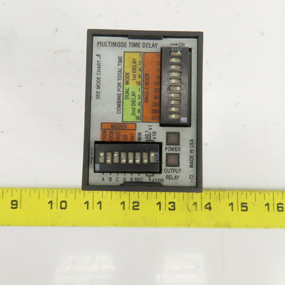 Entrelec TRDU12D2 SSAC Multi-Mode Time Delay Relay 12VDC 0201X W/Base