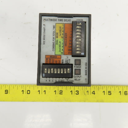 Entrelec TRDU12D2 SSAC Multi-Mode Time Delay Relay 12VDC 0201X W/Base