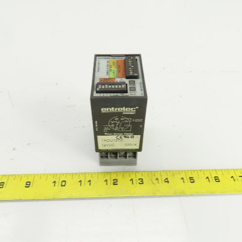Entrelec TRDU12D2 SSAC Multi-Mode Time Delay Relay 12VDC 0201X W/Base