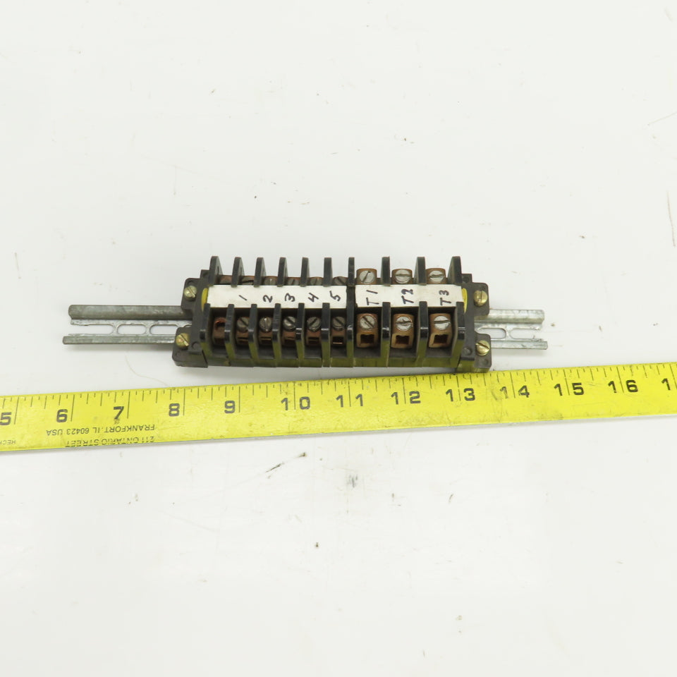 Square D 828-C19/828-C20 Terminal Block Strip Lot Of 9