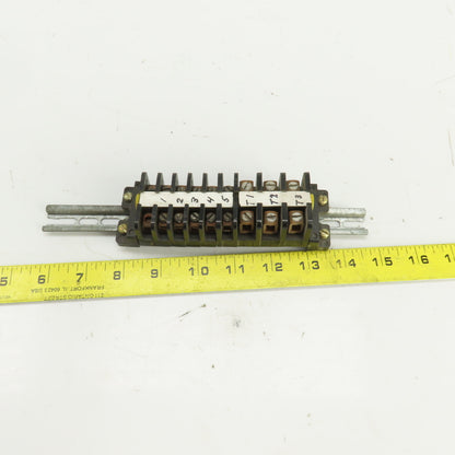 Square D 828-C19/828-C20 Terminal Block Strip Lot Of 9