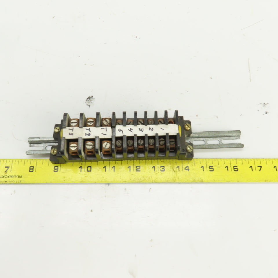 Square D 828-C19/828-C20 Terminal Block Strip Lot Of 9