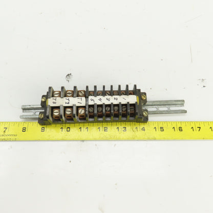 Square D 828-C19/828-C20 Terminal Block Strip Lot Of 9
