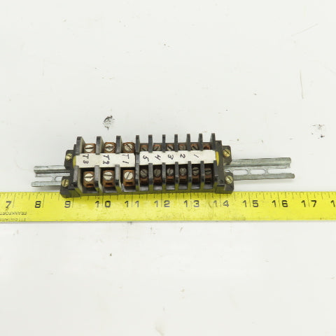 Square D 828-C19/828-C20 Terminal Block Strip Lot Of 9