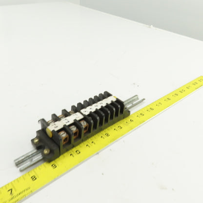 Square D 828-C19/828-C20 Terminal Block Strip Lot Of 9