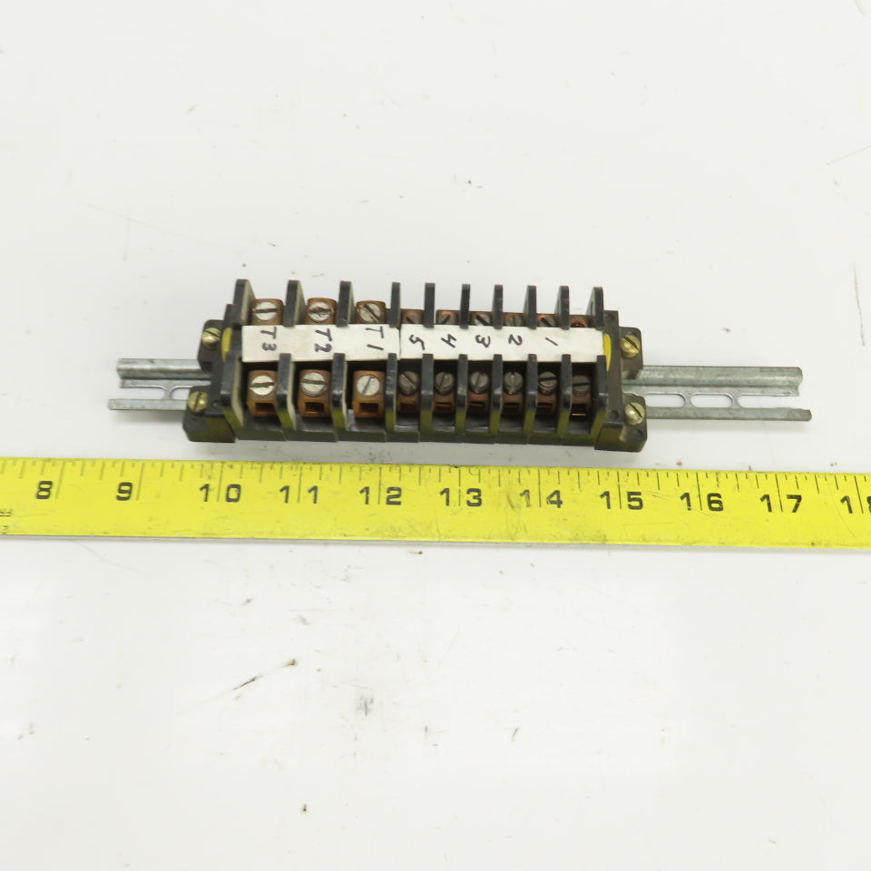 Square D 828-C19/828-C20 Terminal Block Strip Lot Of 9