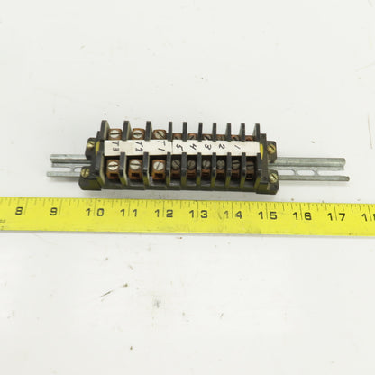 Square D 828-C19/828-C20 Terminal Block Strip Lot Of 9