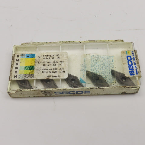 Seco VNMG160408-M3 Duratomic Carbide Indexable Insert Lot Of 5