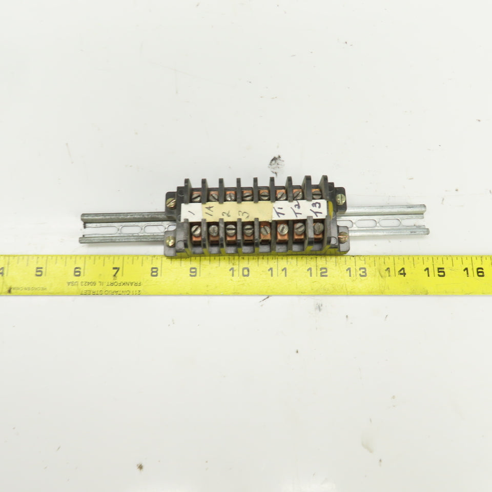 Square D 828-C20 Terminal Block Strip Lot Of 8