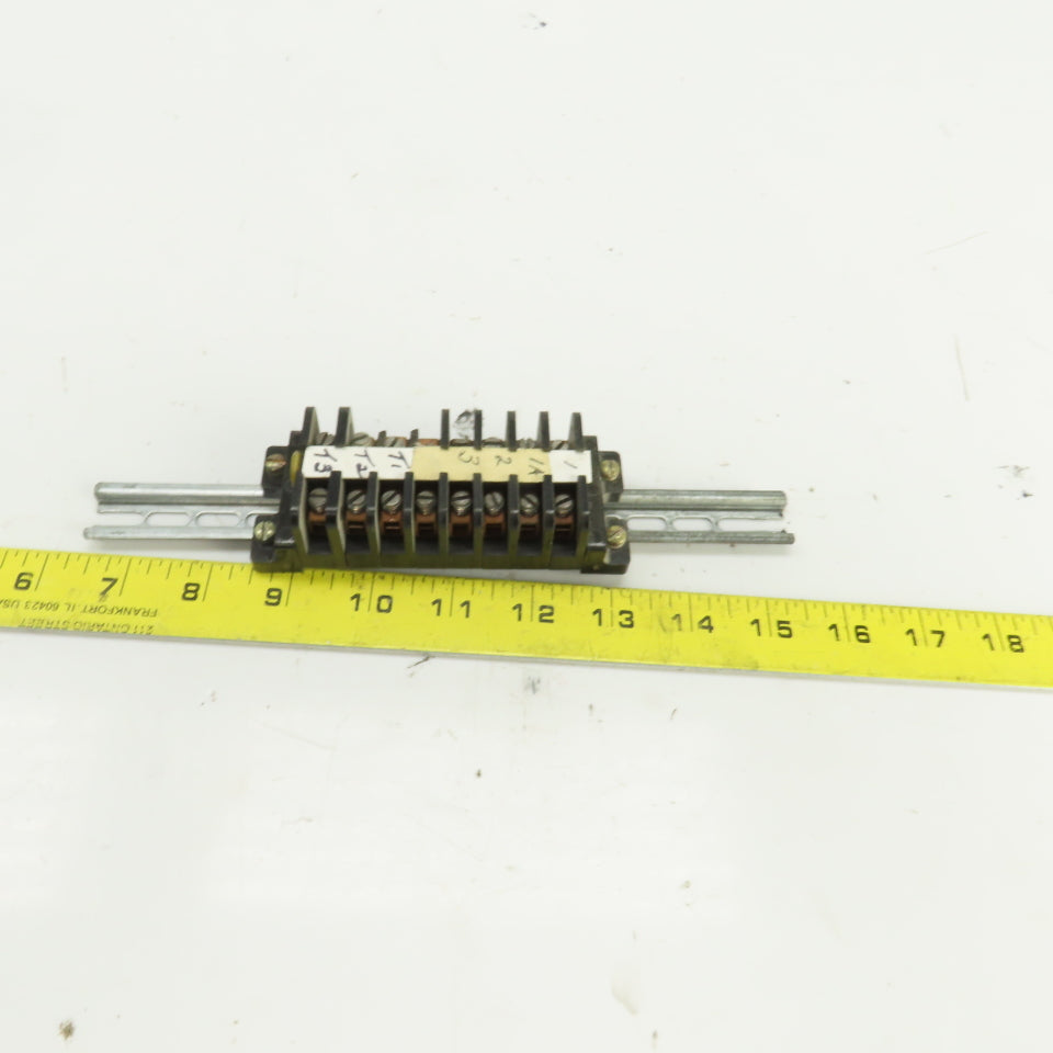 Square D 828-C20 Terminal Block Strip Lot Of 8