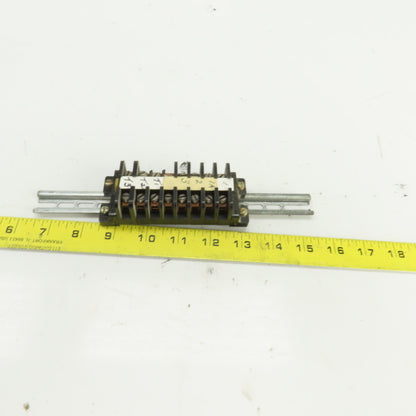 Square D 828-C20 Terminal Block Strip Lot Of 8
