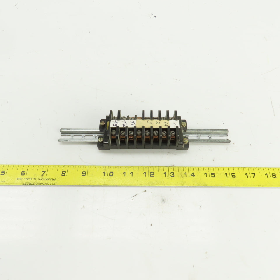 Square D 828-C20 Terminal Block Strip Lot Of 8