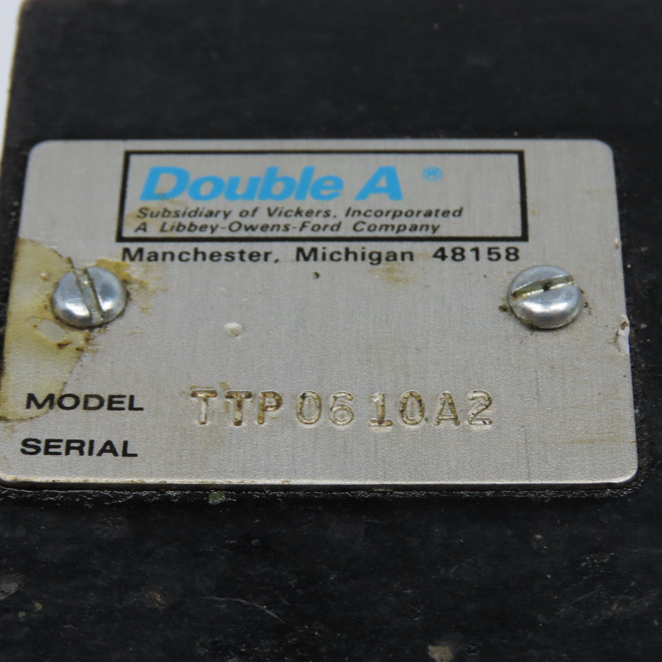 Vickers TTP061A2 Double A Hydraulic Mechanical Directional Valve