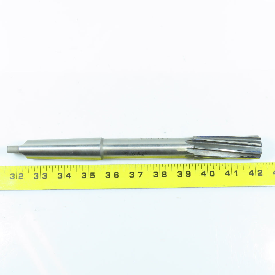 L & I 1" Chucking Reamer 8 Flute Morse Taper Shank MT3
