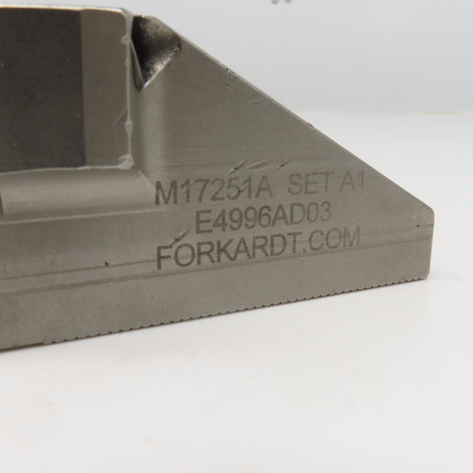 Forkardt Serrated OD Workholding Lathe Chuck Clamping Jaw 90x45x44mm Set Of 3