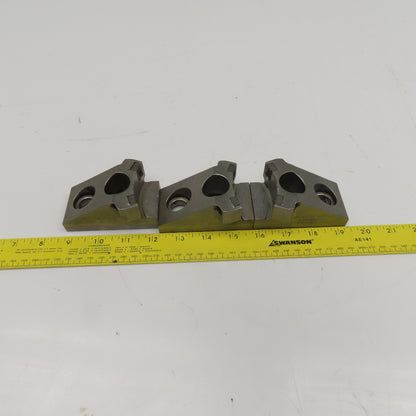 Forkardt Serrated OD Workholding Lathe Chuck Clamping Jaw 90x45x44mm Set Of 3