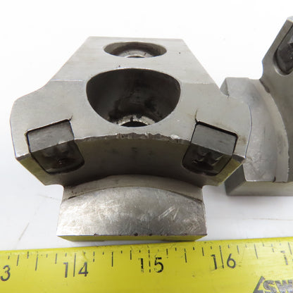 Forkardt Serrated OD Workholding Lathe Chuck Clamping Jaw 90x45x44mm Set Of 3