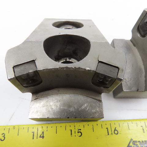 Forkardt Serrated OD Workholding Lathe Chuck Clamping Jaw 90x45x44mm Set Of 3