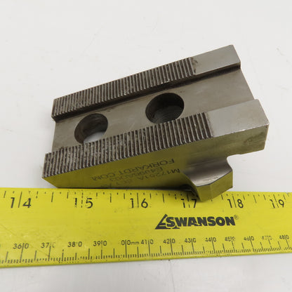 Forkardt Serrated OD Workholding Lathe Chuck Clamping Jaw 90x45x44mm Set Of 3