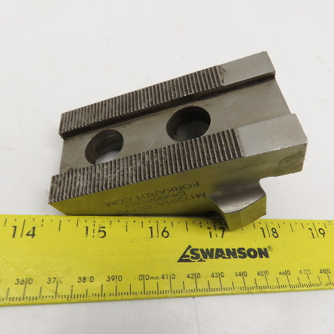 Forkardt Serrated OD Workholding Lathe Chuck Clamping Jaw 90x45x44mm Set Of 3