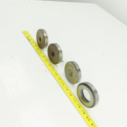 3.500" OD Round Hole CNC Turret Punch Die Slug Relief For 0.668"/0.700"/Lot of 4