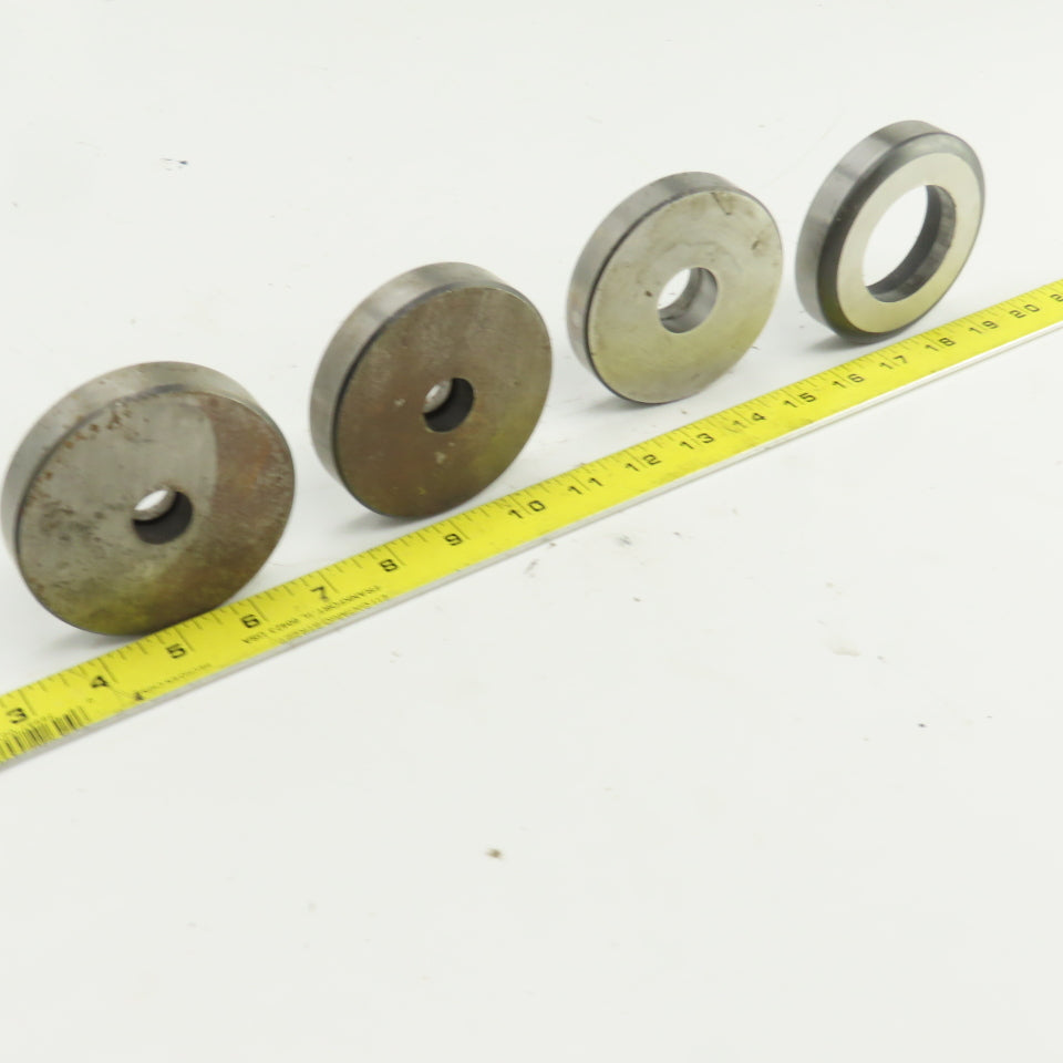 3.500" OD Round Hole CNC Turret Punch Die Slug Relief For 0.668"/0.700"/Lot of 4