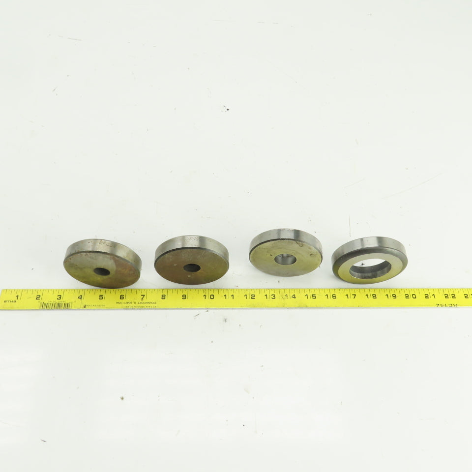 3.500" OD Round Hole CNC Turret Punch Die Slug Relief For 0.668"/0.700"/Lot of 4