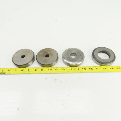 3.500" OD Round Hole CNC Turret Punch Die Slug Relief For 0.668"/0.700"/Lot of 4