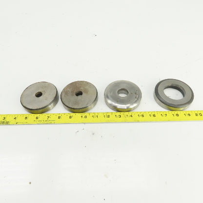 3.500" OD Round Hole CNC Turret Punch Die Slug Relief For 0.668"/0.700"/Lot of 4