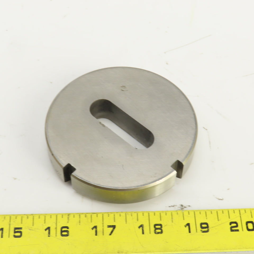 UP 0.362"x2.018" & 0.559x1.778" OBR Hole CNC Turret Punch Die 3.500" OD Lot Of 2