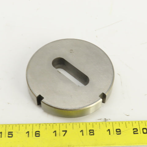 UP 0.362"x2.018" & 0.559x1.778" OBR Hole CNC Turret Punch Die 3.500" OD Lot Of 2