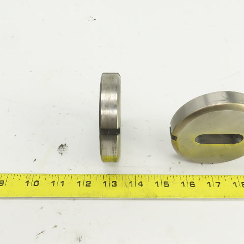 UP 0.362"x2.018" & 0.559x1.778" OBR Hole CNC Turret Punch Die 3.500" OD Lot Of 2