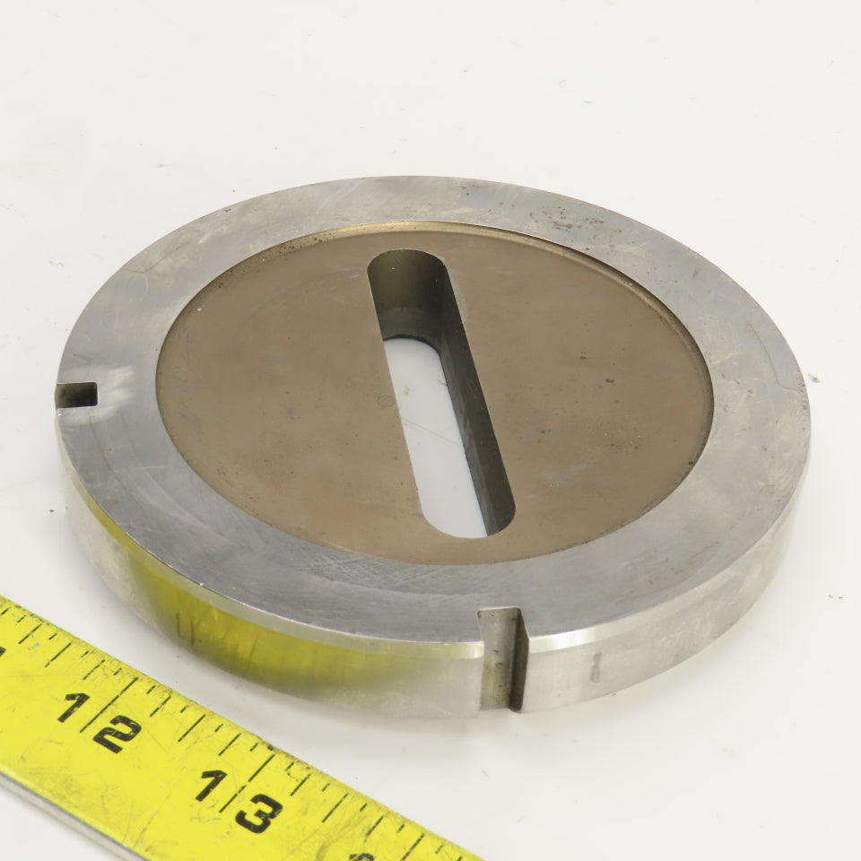Unipunch 0.543" x 3.043" OBR Obround Hole CNC Turret Punch Die 4.940" OD